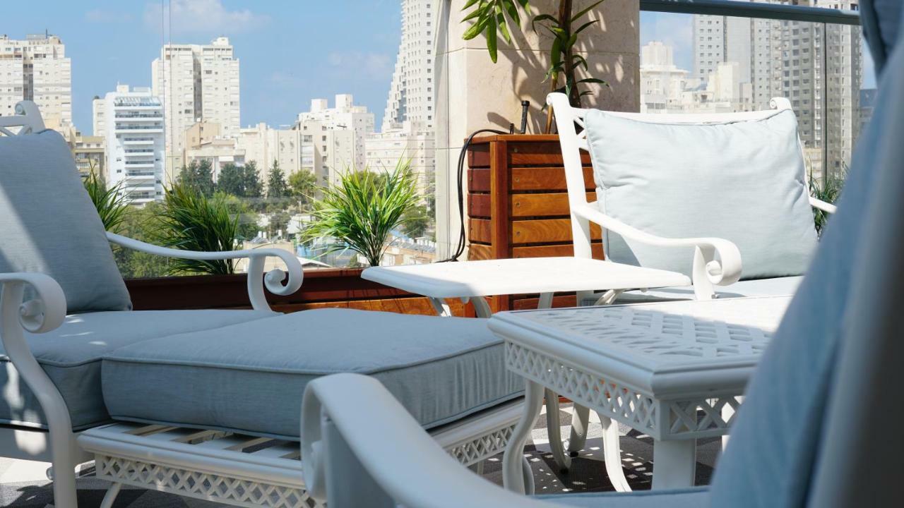 Luxury Rooftop Apartment In Netanya Dış mekan fotoğraf